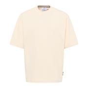 La Famiglia Donner Oversize T-Shirt Carlo Colucci , Beige , Heren