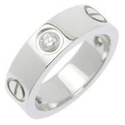 Pre-owned Metal rings Cartier Vintage , White , Dames