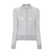 Grijze Gebreide Kleding Aw24 Damesmode Calvin Klein , Gray , Dames