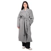 Lichtgrijze Manteljas Olanda Max Mara , Gray , Dames