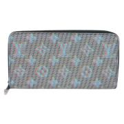 Pre-owned Canvas wallets Louis Vuitton Vintage , Blue , Dames