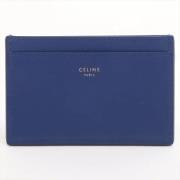 Pre-owned Leather wallets Celine Vintage , Blue , Dames