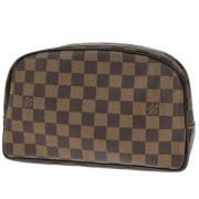 Pre-owned Canvas pouches Louis Vuitton Vintage , Brown , Dames