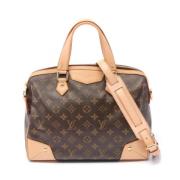 Pre-owned Leather handbags Louis Vuitton Vintage , Brown , Dames