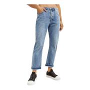 Blauwe Lage Taille Jeans One Teaspoon , Blue , Dames