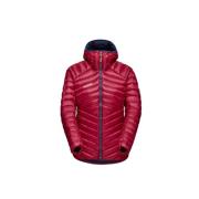 Rode Delta Jas met Capuchon Mammut , Red , Heren