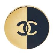 Pre-owned Yellow Gold chanel-jewelry Chanel Vintage , Black , Dames