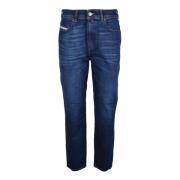 Katoen Elastaan Jeans Diesel , Blue , Dames