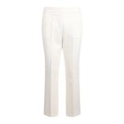 Parata Straight Leg Broek met Zijrits Max Mara , White , Dames