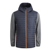 Gewatteerde capuchontrui Jack & Jones , Gray , Heren