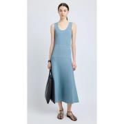 Blauwe Gebreide A-Lijn Jurk Proenza Schouler , Blue , Dames