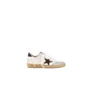 Ball-Star Sneakers met luipaardprint Golden Goose , White , Dames