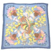 Pre-owned Silk scarves Hermès Vintage , Blue , Dames