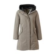 Beige Technische Parka met Thermische Isolatie People of Shibuya , Bei...