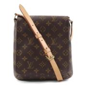 Pre-owned Canvas shoulder-bags Louis Vuitton Vintage , Brown , Dames