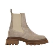 Urban Chelsea Enkellaarzen met Extralight Zool Hogan , Beige , Dames