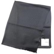 Pre-owned Fabric scarves Salvatore Ferragamo Pre-owned , Black , Dames