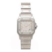 Pre-owned Metal watches Cartier Vintage , Gray , Dames