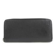 Pre-owned Leather wallets Louis Vuitton Vintage , Black , Dames