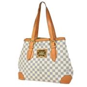 Pre-owned Canvas louis-vuitton-bags Louis Vuitton Vintage , White , Da...