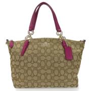 Pre-owned Canvas handbags Coach Pre-owned , Brown , Dames