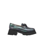 Plateau loafer met strass Alma EN Pena , Blue , Dames