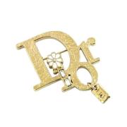 Pre-owned Metal dior-jewelry Dior Vintage , Yellow , Heren