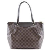 Pre-owned Canvas shoulder-bags Louis Vuitton Vintage , Brown , Dames