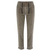 Donkerbruine Broek Pantalone Hand Picked , Brown , Heren