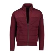 Rode Vest met Rits Bugatti , Red , Heren