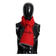 Elegante Rode Unisex Wollen Sjaal Givenchy , Red , Dames