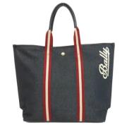 Pre-owned Denim totes Bally Pre-owned , Blue , Dames