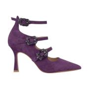 Stiletto hak schoen gespen Alma EN Pena , Purple , Dames