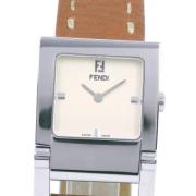 Pre-owned Metal watches Fendi Vintage , Brown , Dames