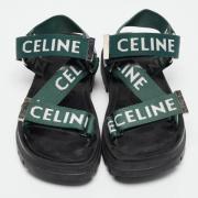 Pre-owned Canvas sandals Celine Vintage , Green , Dames