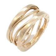 Pre-owned Metal rings Bvlgari Vintage , Yellow , Dames