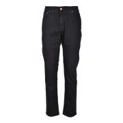 Heren Jeans 98% Katoen 2% Elastaan Daniele Alessandrini , Black , Here...