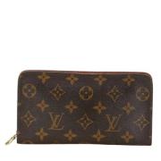 Pre-owned Leather wallets Louis Vuitton Vintage , Brown , Dames