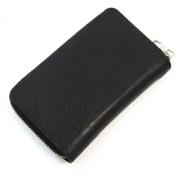 Pre-owned Leather wallets Louis Vuitton Vintage , Black , Heren