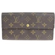 Pre-owned Canvas wallets Louis Vuitton Vintage , Brown , Dames