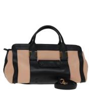 Pre-owned Leather handbags Chloé Pre-owned , Black , Dames