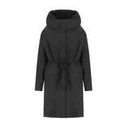 Noelle Zwarte Parka Save The Duck , Black , Dames