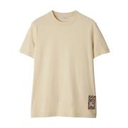 Stijlvolle T-shirts en Polos Burberry , Beige , Heren