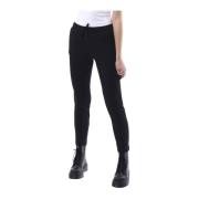 Dames Trainingsbroek met Achterlogo Moschino , Black , Dames