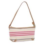 Pre-owned Canvas handbags Burberry Vintage , White , Dames