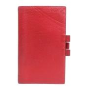 Pre-owned Leather home-office Hermès Vintage , Red , Unisex