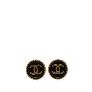 Pre-owned Plastic chanel-jewelry Chanel Vintage , Black , Dames