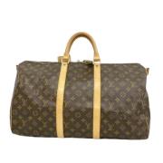 Pre-owned Fabric handbags Louis Vuitton Vintage , Brown , Dames