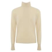 Heren wol turtleneck trui Drumohr , Beige , Heren