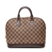 Pre-owned Canvas handbags Louis Vuitton Vintage , Brown , Dames